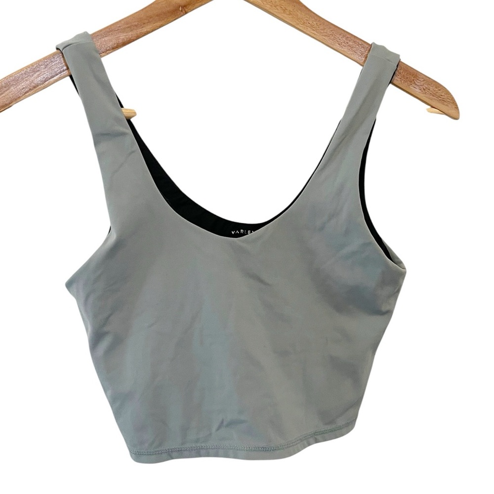 Varley Women’s FreeSoft Cori Muted Green Lined Sports Bra Small